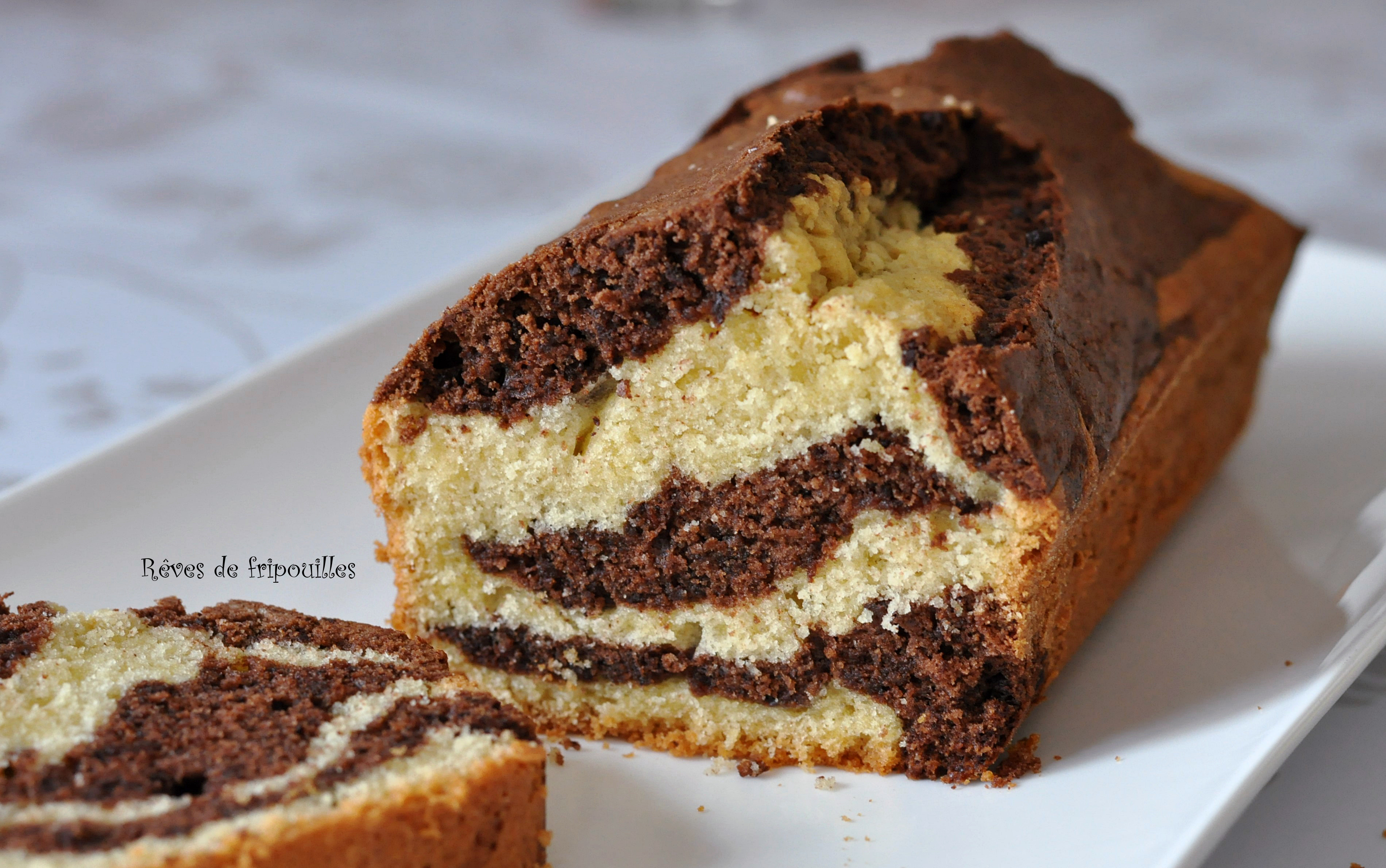 Notre D licieuse Recette De Cake Marbr Chocolat Vanille R ves De Notre D licieuse Recette De Cake Marbr Chocolat Vanille R ves De